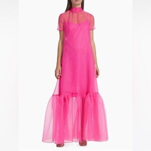 STAUD Calluna Dress, Size Medium in Blush